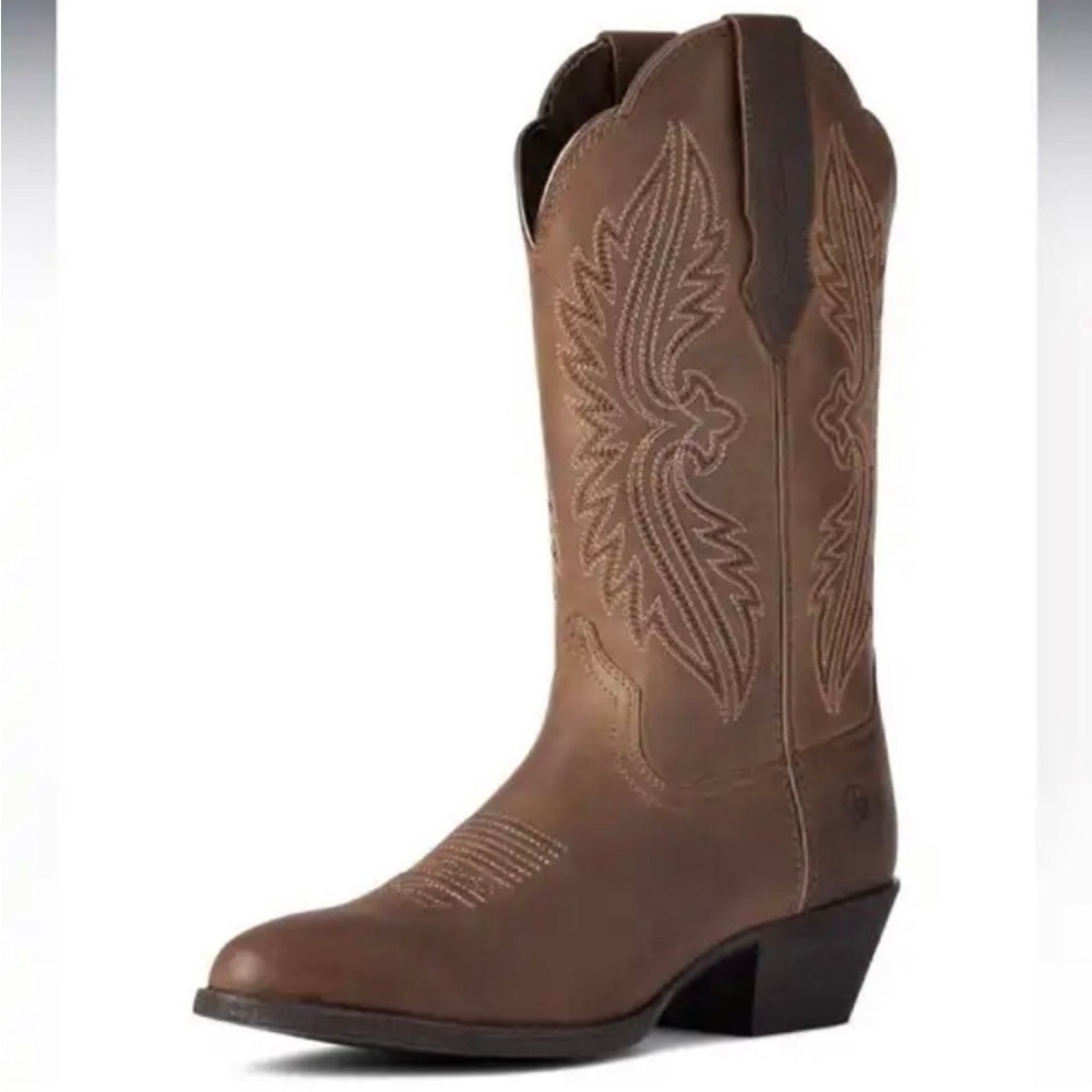 Ariat Brown Heeled Western Boots